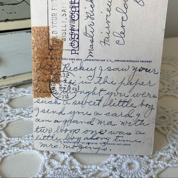 1956 Jefferson Memorial Washington D.C. Postcard w/ 2 cent stamp - Picture 5 of 7